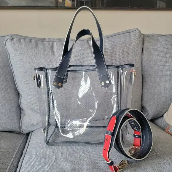 Fenix Sportier Game Day Perforated PVC Tote Custom Texas Stadium Compliant - Picture 4 of 9